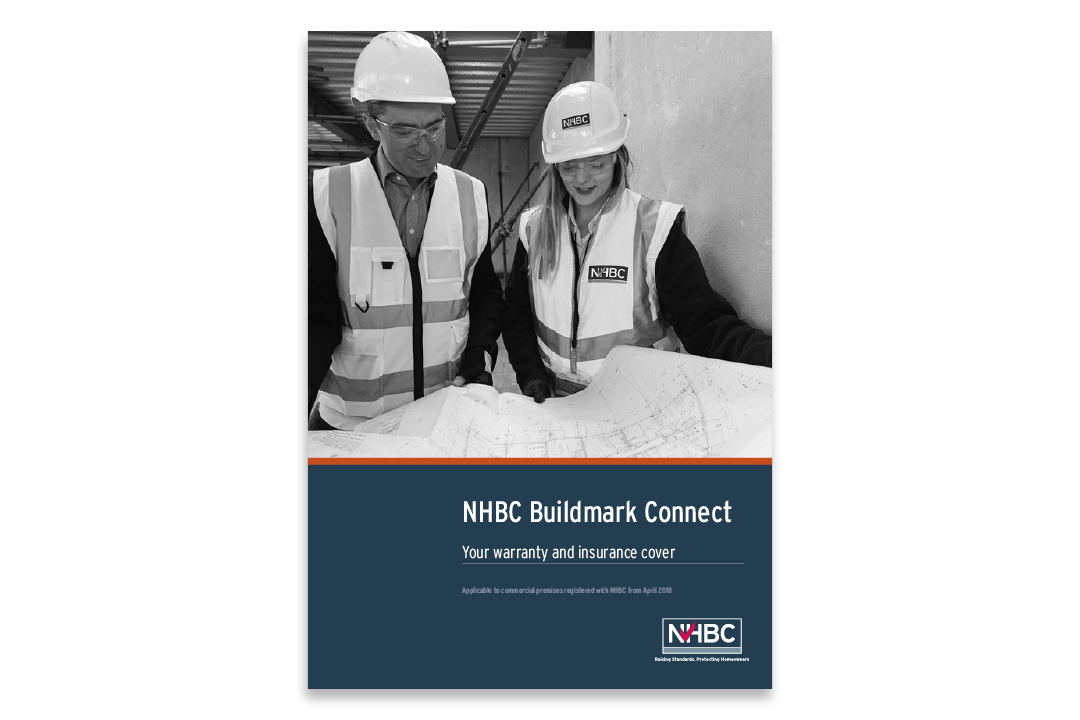 the front cover of nhbc's buildmark cover guide