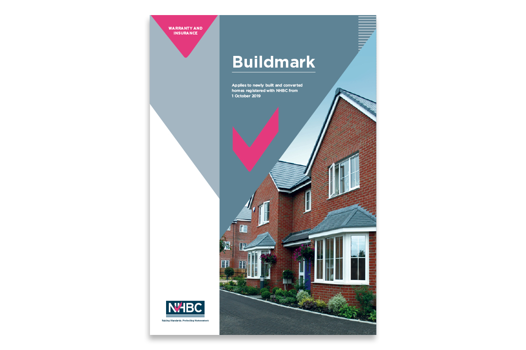 the front cover of nhbc's buildmark cover guide